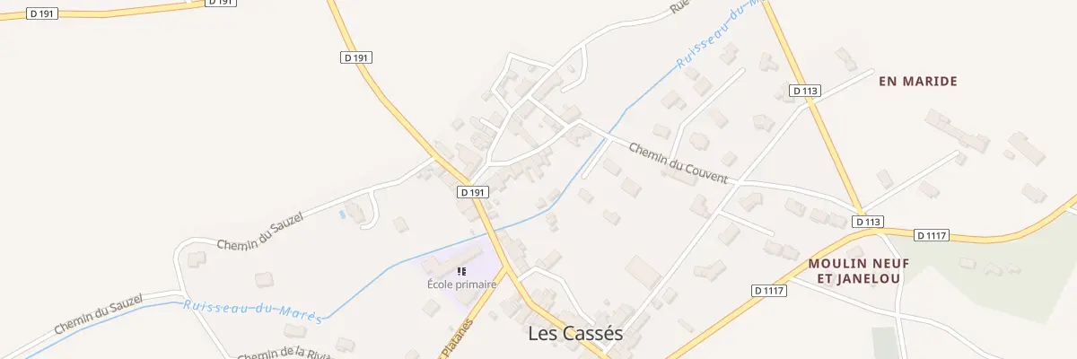 Plan du 3 Rue de l’Ancien Café aux Cassés