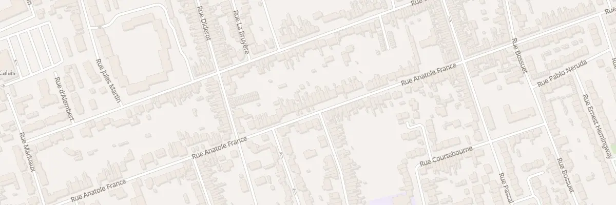 Plan du 123 Rue Anatole France à Calais