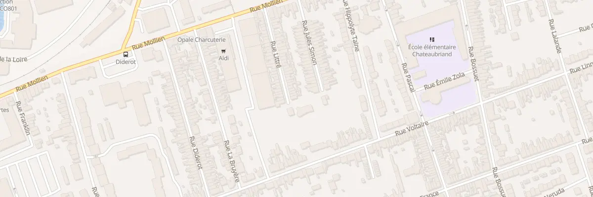 Plan du 55 Rue Littré à Calais