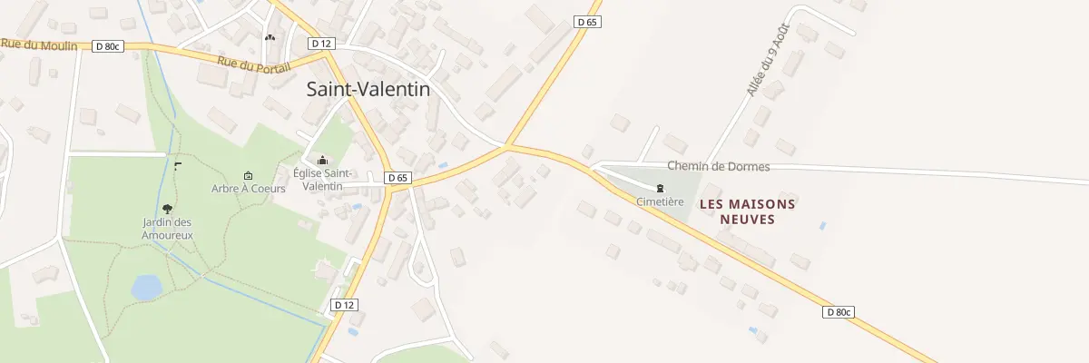 Plan du 5088 Le Bourg à Saint-Valentin