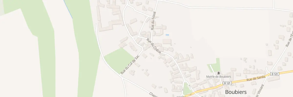 Plan du 15 Rue du Chêne à Boubiers