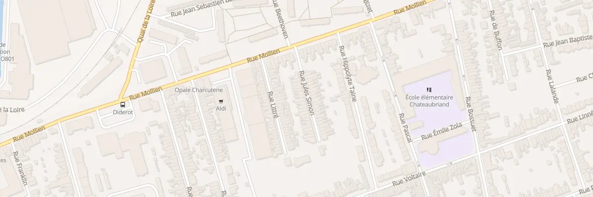 Plan du 16 Rue Jules Simon à Calais
