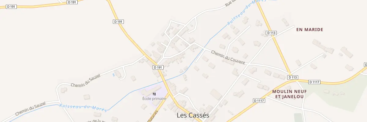 Plan du 5 Rue de l’Ancien Café aux Cassés