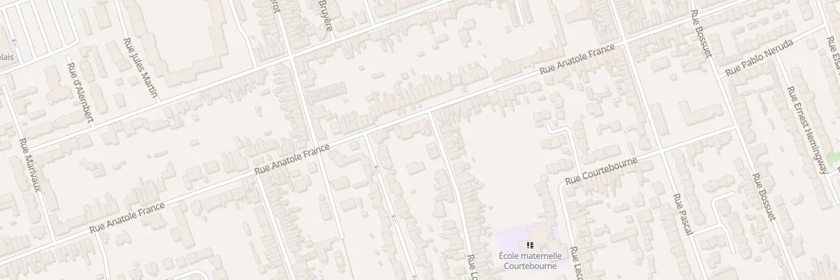 Plan du 160 Rue Anatole France à Calais