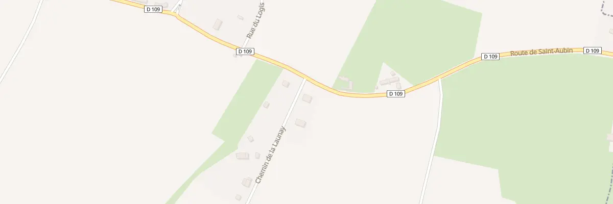 Plan du 1 Rte de Saint-aubin à Espaubourg