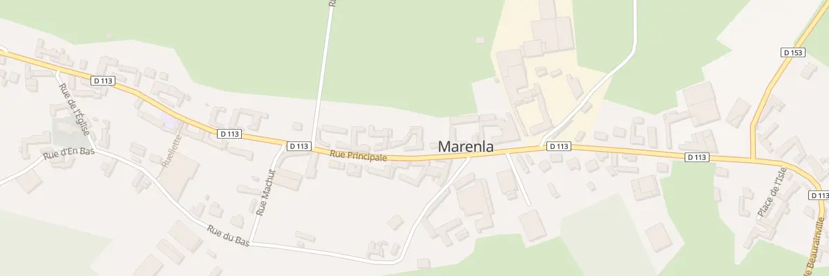 Plan du 36 Rue Principale à Marenla