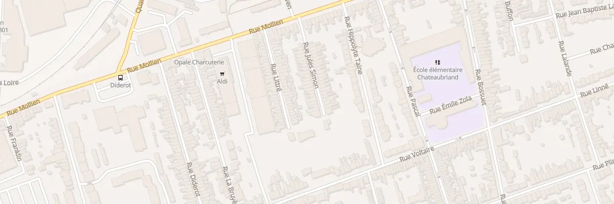 Plan du 34 Rue Jules Simon à Calais