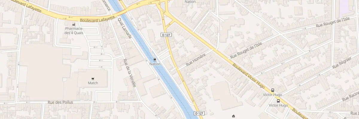 Plan du 37 Rue du Lt Jacques Faguer à Calais