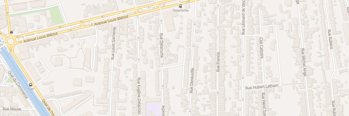 Plan du 70B Rue Delaroche à Calais