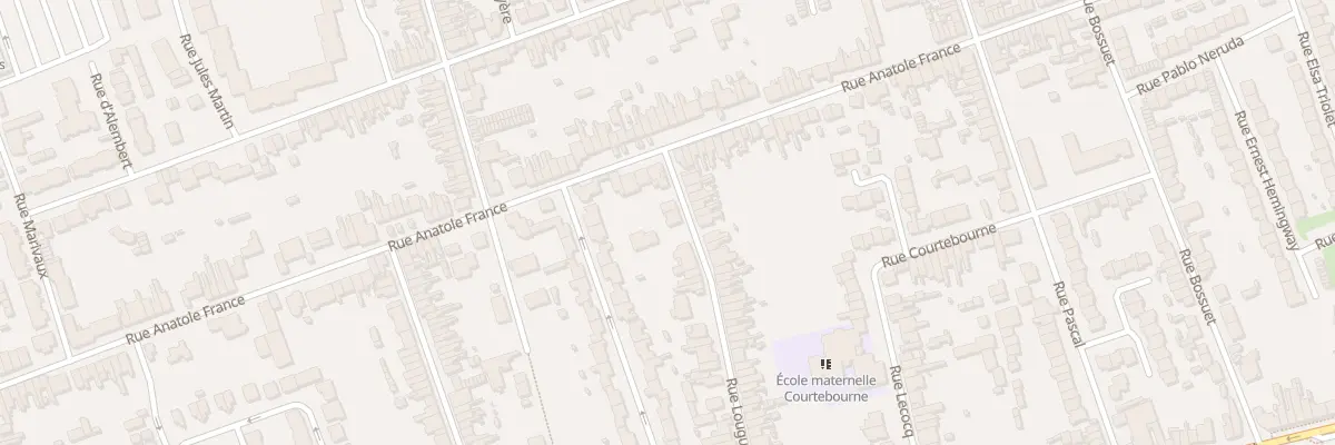 Plan du 2 Rue Louguet à Calais