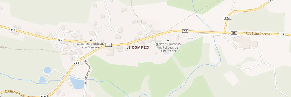 Plan du 21 Rue Saint Etienne - Le Compeix à Saint-Pierre-Bellevue