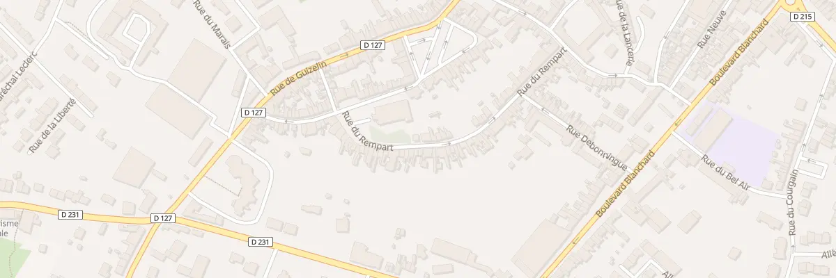 Plan du 26 Rue du Rempart à Guînes