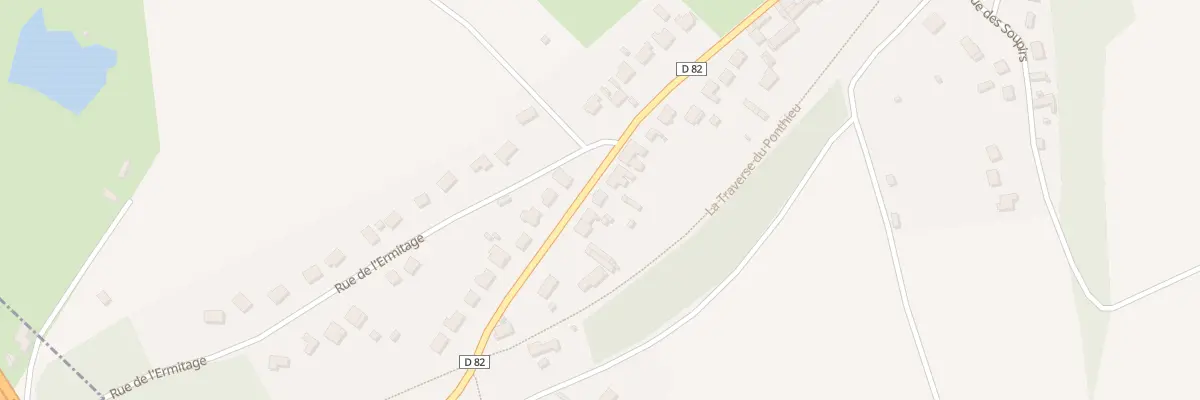 Plan du 113 Rue des Prés à Caours