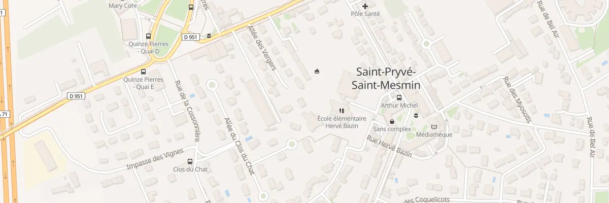 Plan du 13 All des Vergers à Saint-Pryvé-Saint-Mesmin