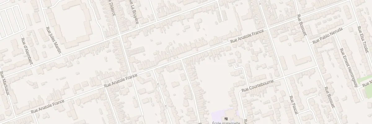 Plan du 1 Rue Louguet à Calais