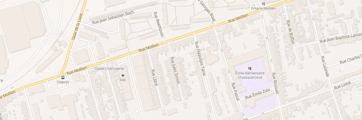 Plan du 5 Rue Jules Simon à Calais
