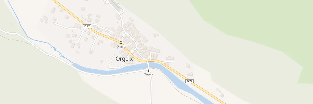 Plan du 47 Vge le Village à Orgeix