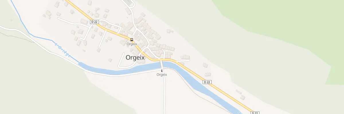 Plan du 35 Vge le Village à Orgeix