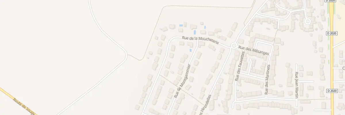 Plan du 13 Rue de la Mouchèterie à Chevilly