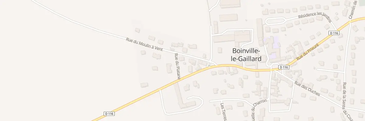 Plan du 7 Rue du Moulin à Vent à Boinville-le-Gaillard