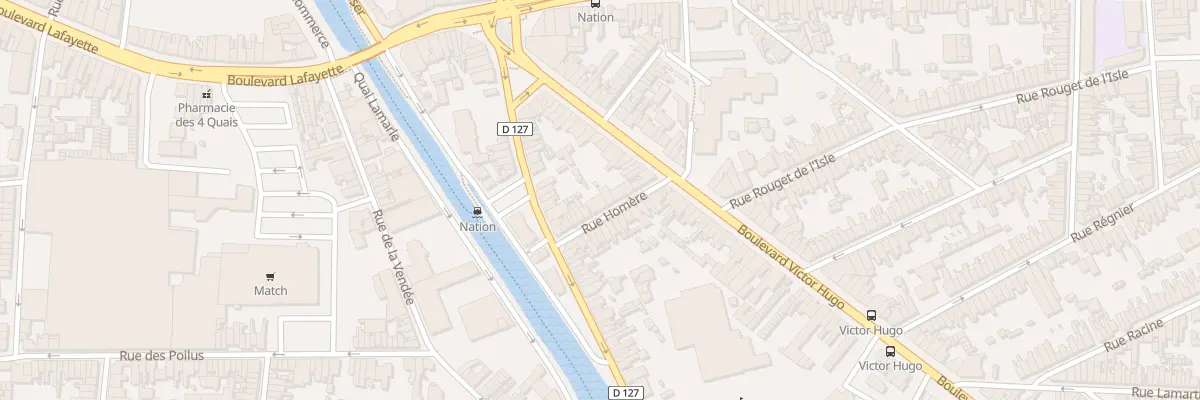 Plan du 14 Rue Homère à Calais