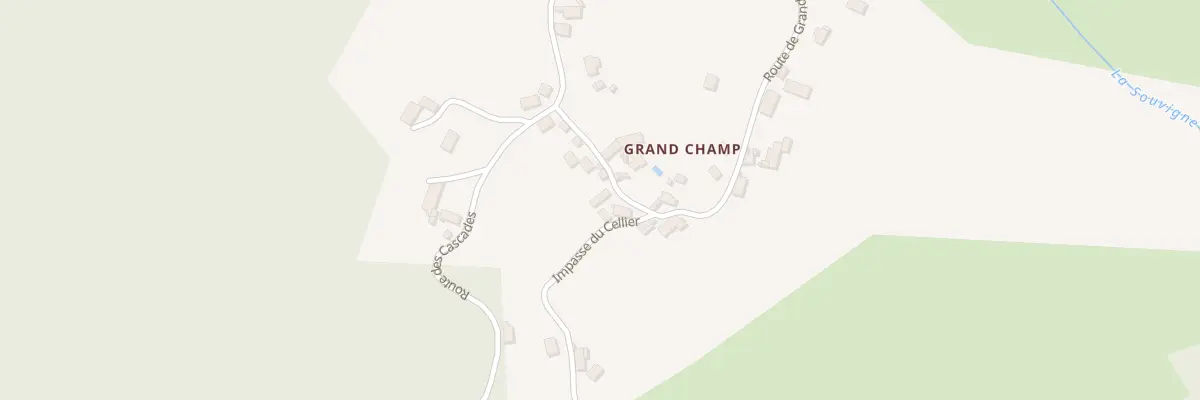 Plan du 14 Grandchamp à Forgès