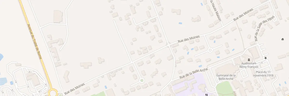 Plan du 42 Rue des Moines à Saint-Pryvé-Saint-Mesmin