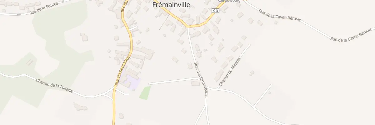Plan du 16 Rue des Ormeteaux à Frémainville