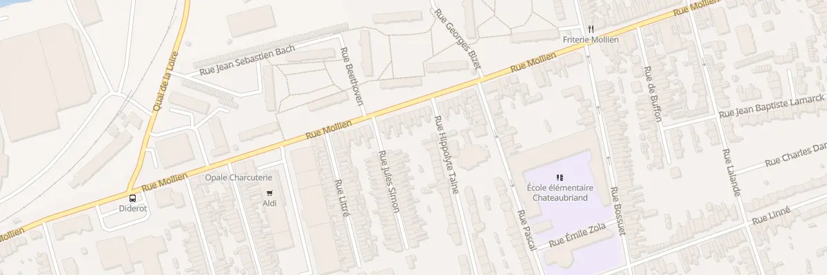 Plan du 152 Rue Mollien à Calais