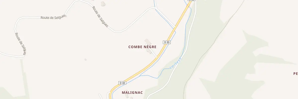 Plan du 5244 Combe Negre à Verfeil