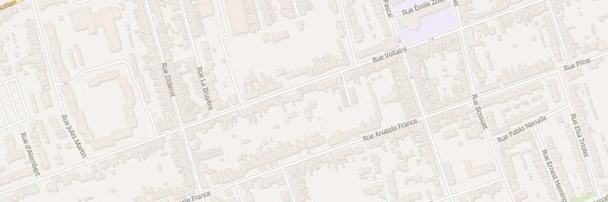 Plan du 82 Rue Voltaire à Calais