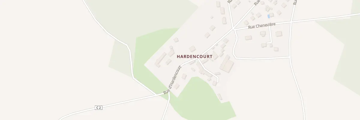 Plan du 24B Rue d’Hardencourt à Jaméricourt