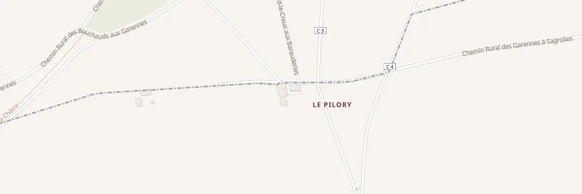 Plan du 1 Les Garennes à Crozon-sur-Vauvre