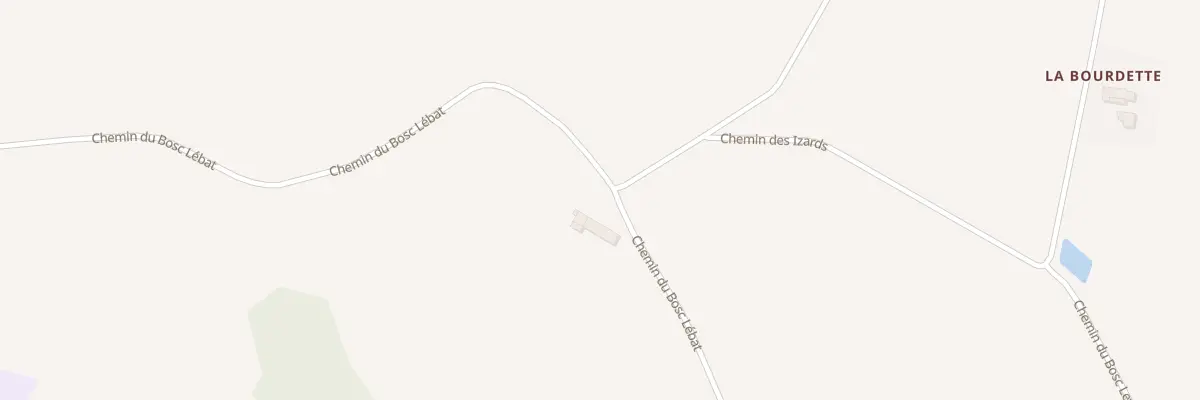Plan du 820 Che du Bosc Lébat à Massac-Séran