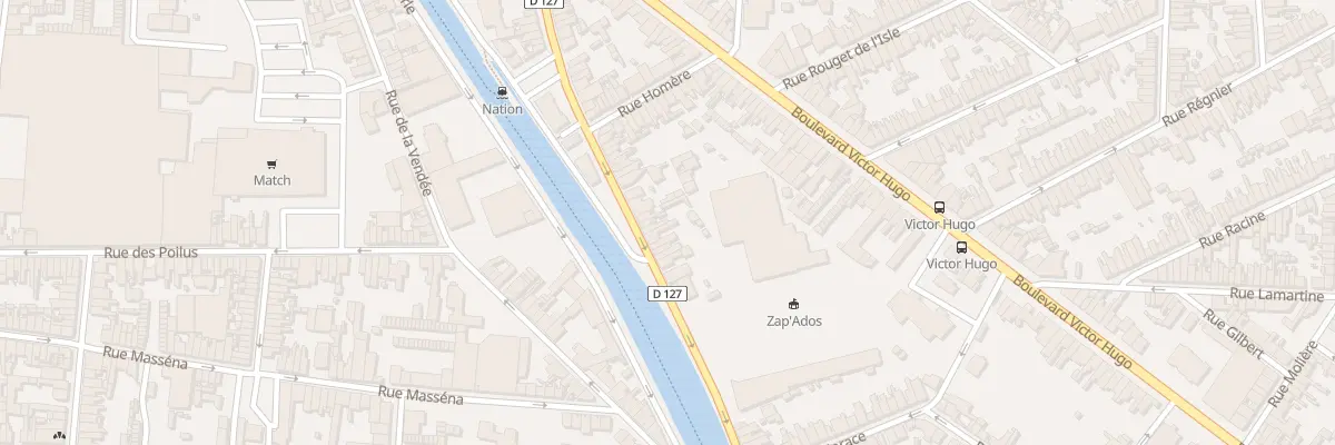 Plan du 73 Quai Lucien Lheureux à Calais