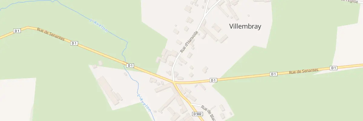 Plan du 1 Rue d’Hanvoile à Villembray
