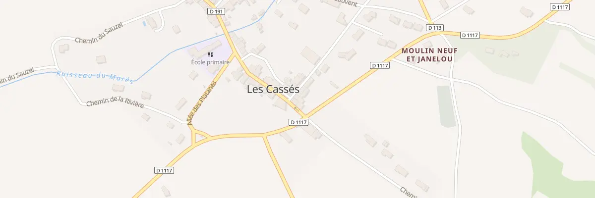 Plan du 1 Rue Ste Claire aux Cassés