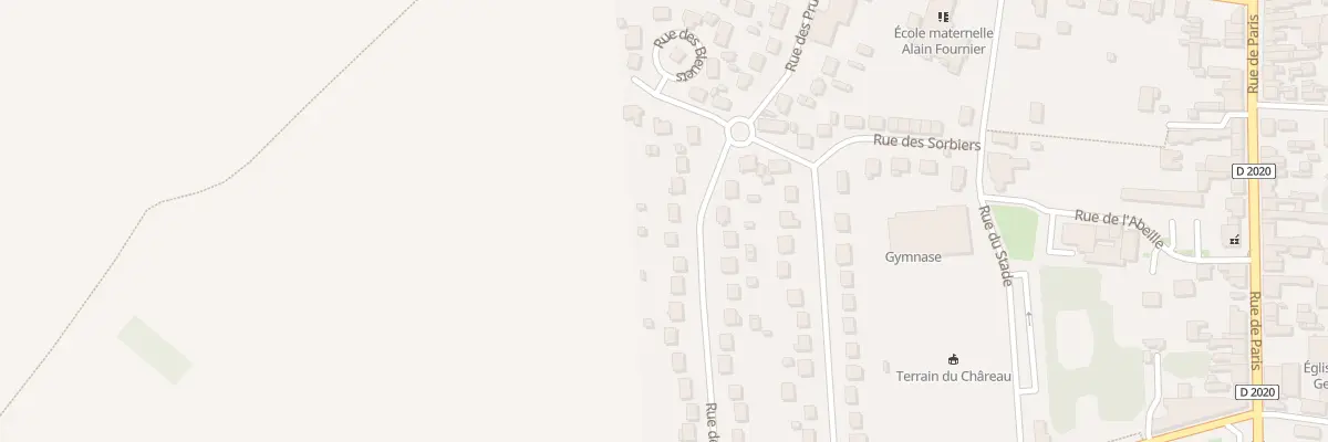 Plan du 25 Rue des Acacias à Chevilly
