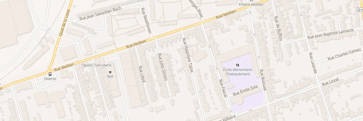 Plan du 68 Rue Hippolyte Taine à Calais