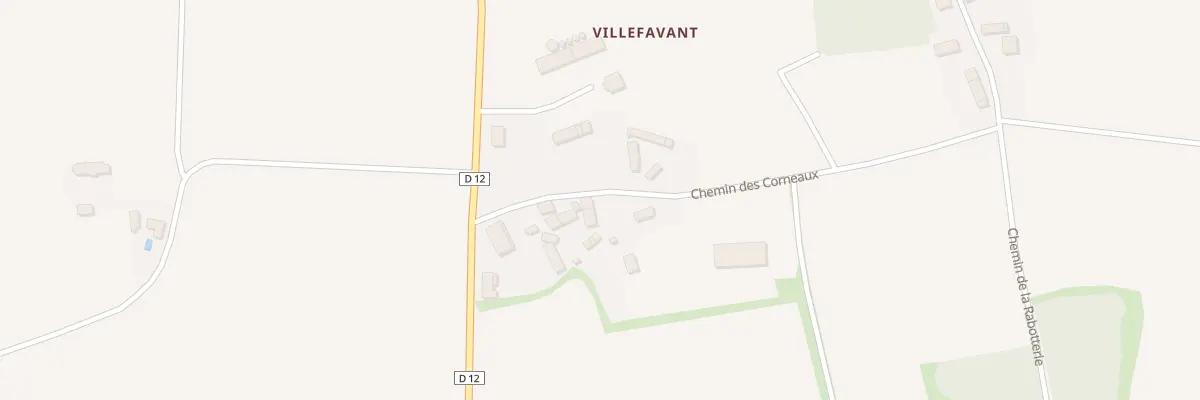 Plan du 8 Che des Corneaux à Neuvy-Pailloux