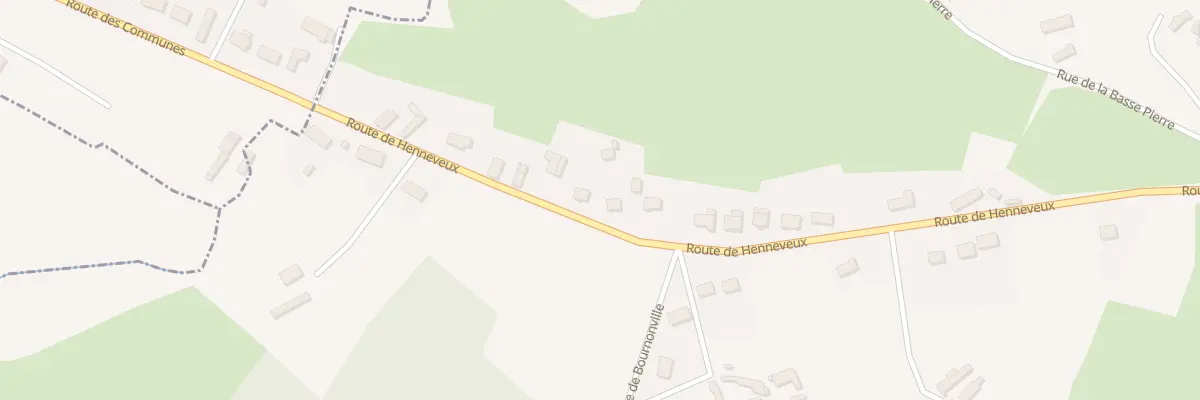 Plan du 86 Rte d’Henneveux à Brunembert