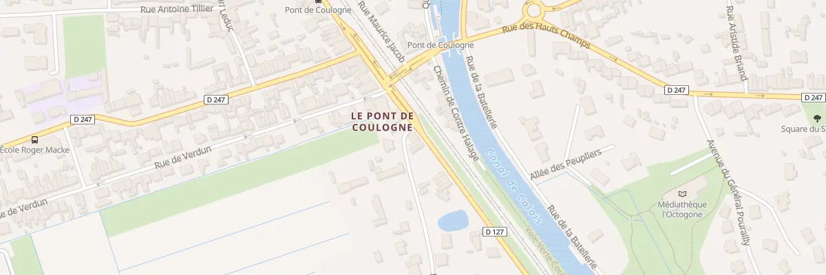 Plan du 6 Rte de Guines à Coulogne