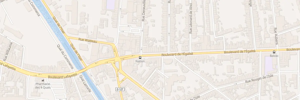 Plan du 47 Bd de l’Egalité à Calais