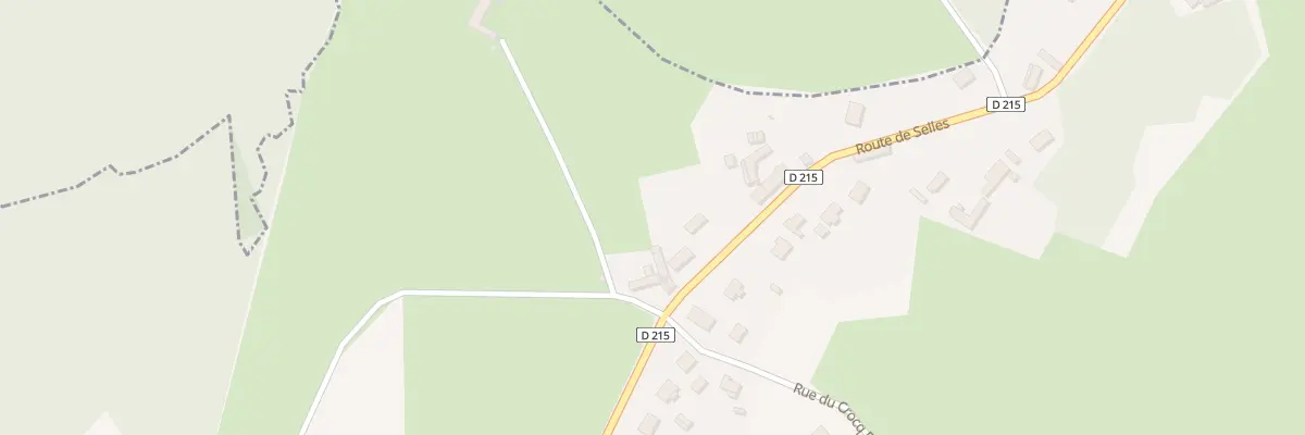 Plan du 63 Rte de Selles à Menneville