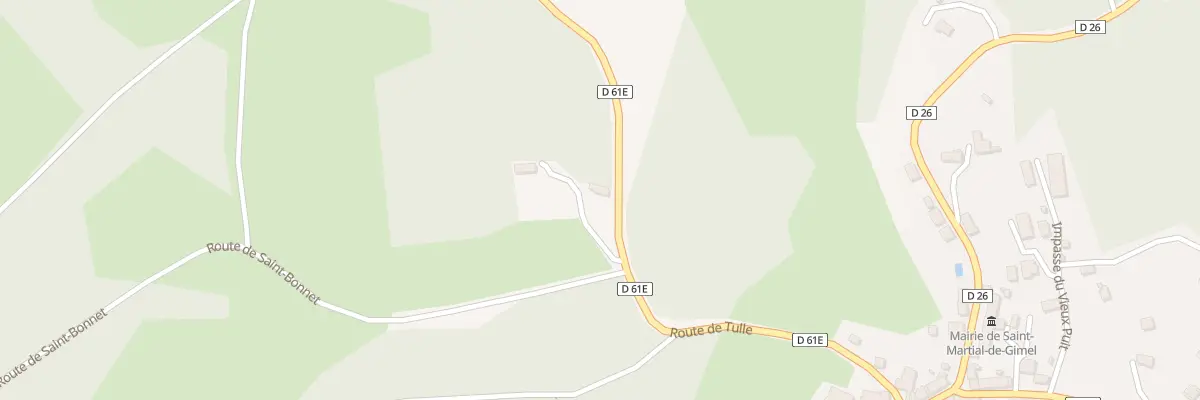Plan du 5047 Le Bourg à Saint-Martial-de-Gimel