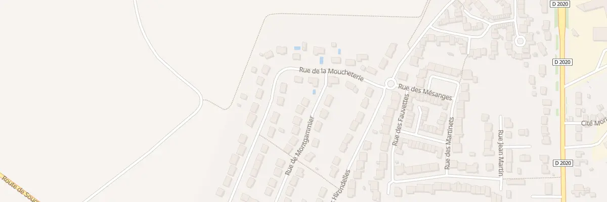 Plan du 2 Rue de Montgammier à Chevilly