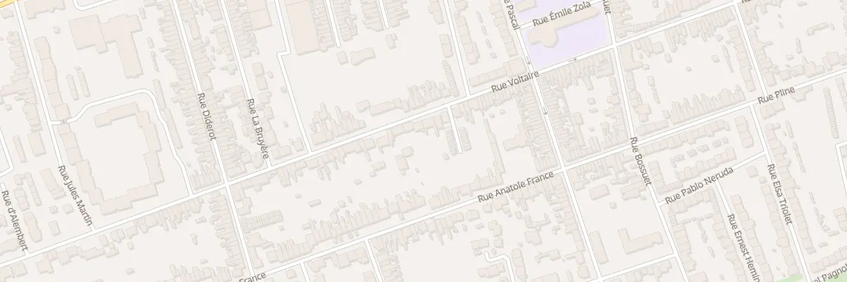 Plan du 88 Rue Voltaire à Calais