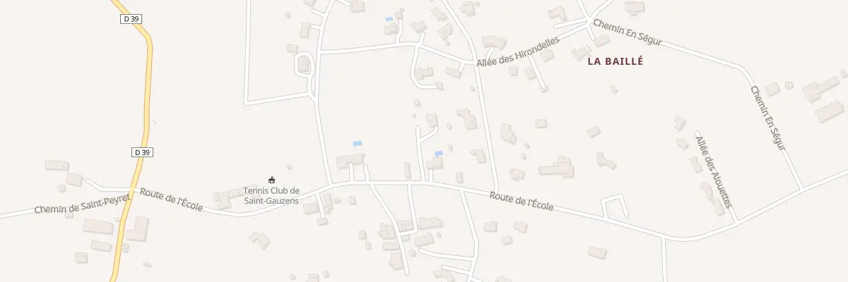 Plan du 1486 Rte de l’Ecole à Saint-Gauzens