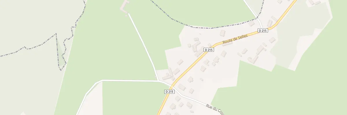 Plan du 65 Rte de Selles à Menneville