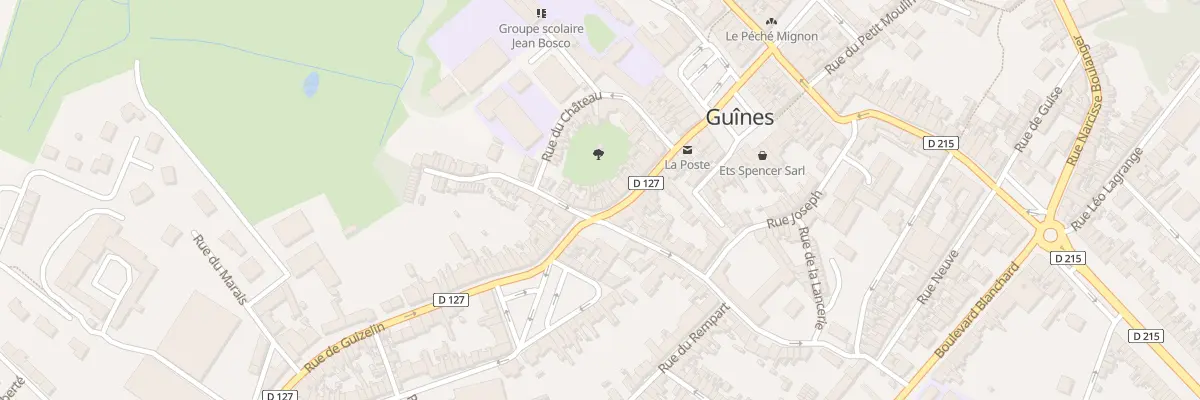 Plan du 36 Rue Georges Clémenceau à Guînes